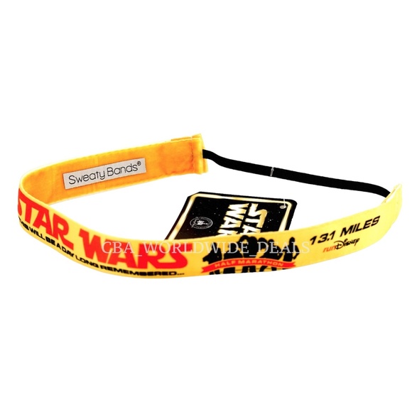 2016 Disney runDisney Star Wars Half Marathon 13.1 Miles  Sweaty Bands - Picture 1 of 1